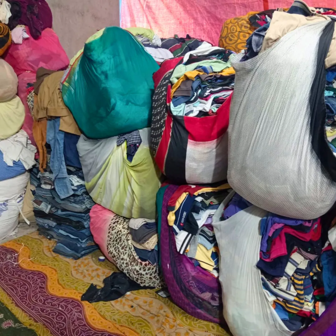 TWIN textile collection drive in action